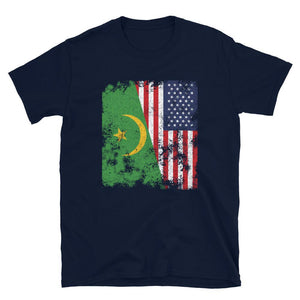 Mauritania 1959-2017 USA Flag T-Shirt