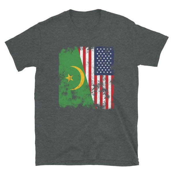 Mauritania 1959-2017 USA Flag T-Shirt