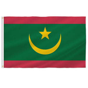 Mauritania Flag - 90x150cm(3x5ft) - 60x90cm(2x3ft)