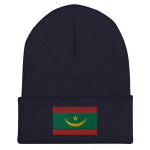 Mauritania Flag Beanie - Embroidered Winter Hat