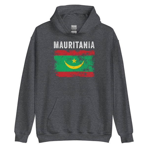 Mauritania Flag Vintage Mauritanian Flag Hoodie