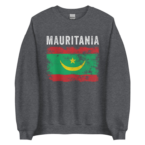 Mauritania Flag Vintage Mauritanian Flag Sweatshirt