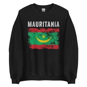 Mauritania Flag Vintage Mauritanian Flag Sweatshirt