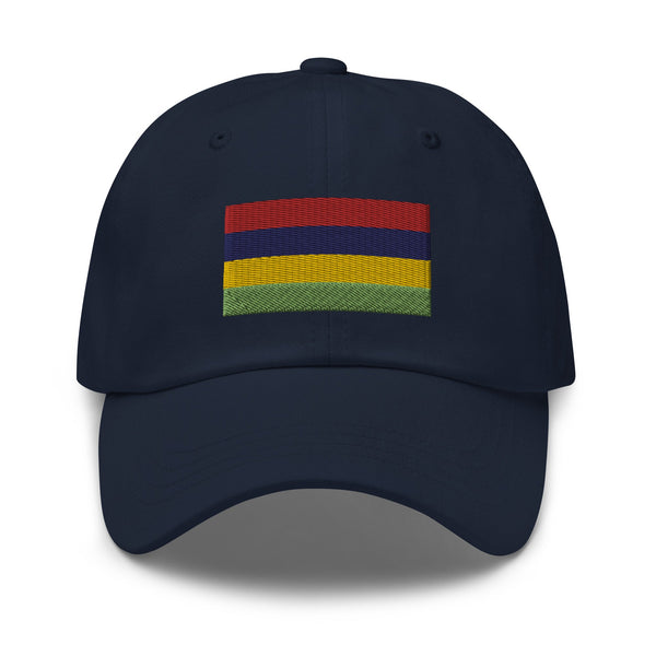 Mauritius Flag Cap - Adjustable Embroidered Dad Hat