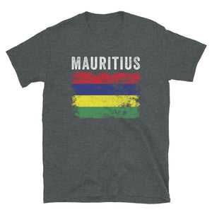 Mauritius Flag Distressed Mauritian Flag T-Shirt