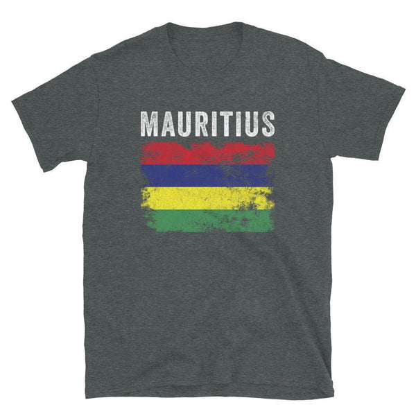 Mauritius Flag Distressed Mauritian Flag T-Shirt