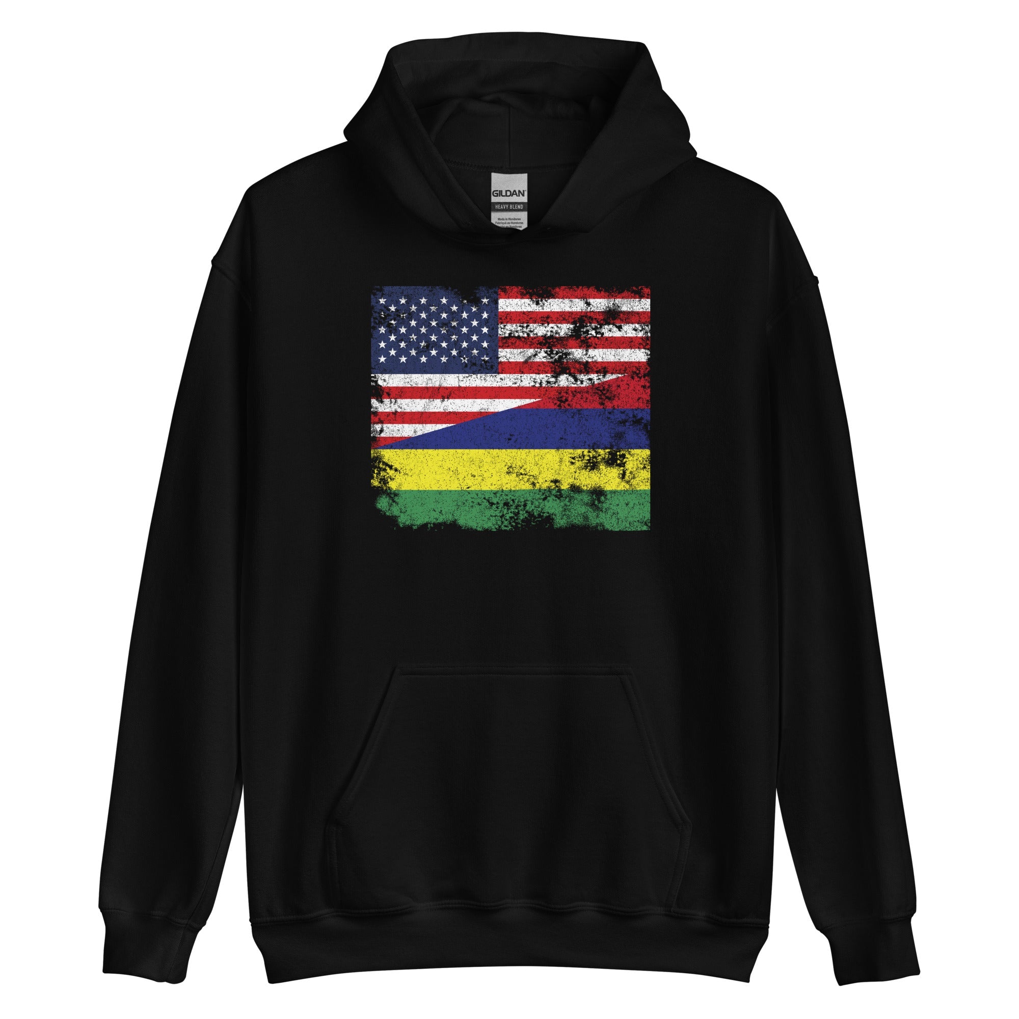 Mauritius USA Flag Hoodie