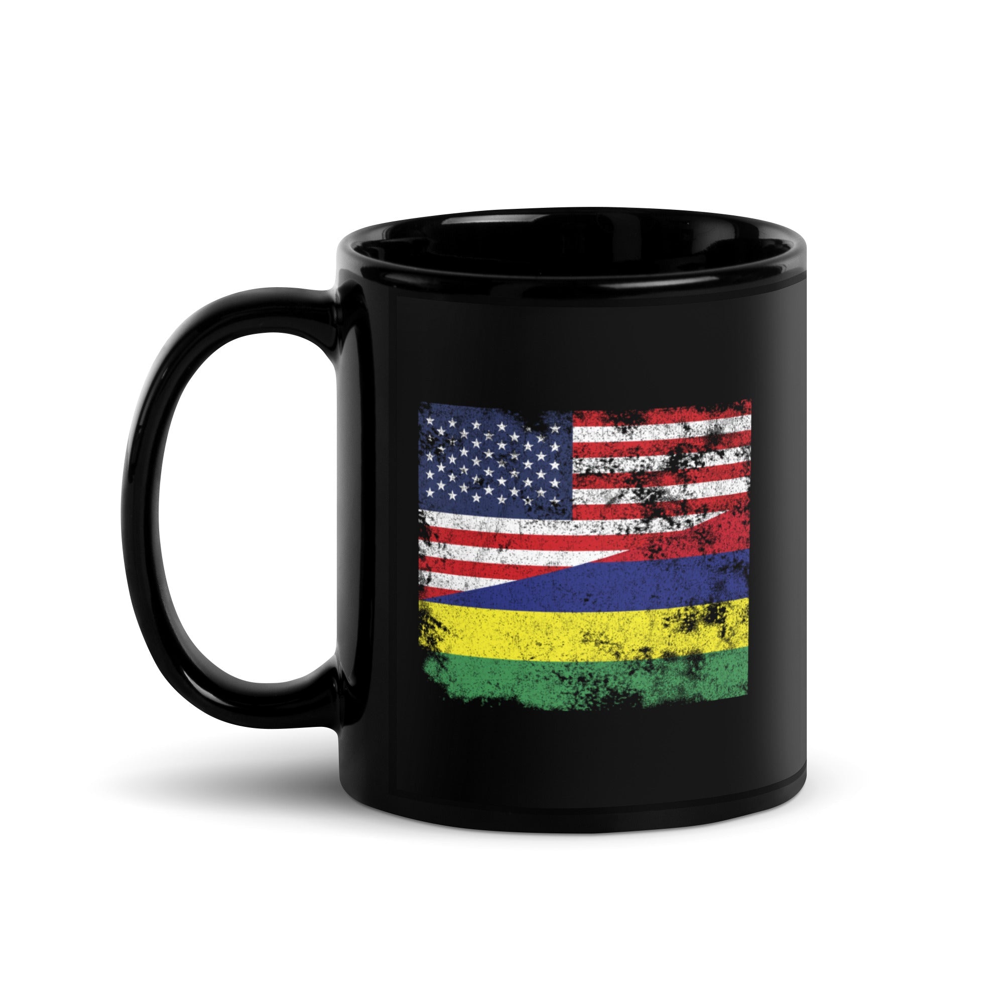 Mauritius USA Flag Mug