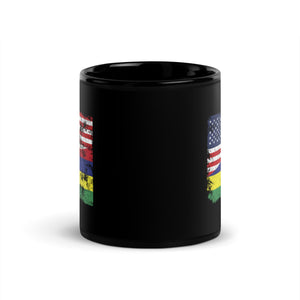 Mauritius USA Flag Mug