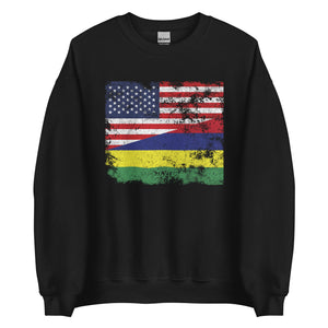 Mauritius USA Flag Sweatshirt