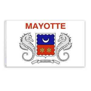 Mayotte Flag - 90x150cm(3x5ft) - 60x90cm(2x3ft)