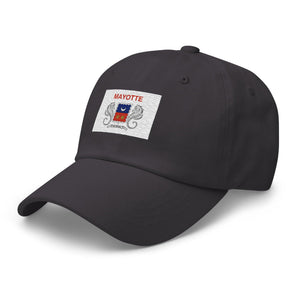 Mayotte Flag Cap - Adjustable Embroidered Dad Hat