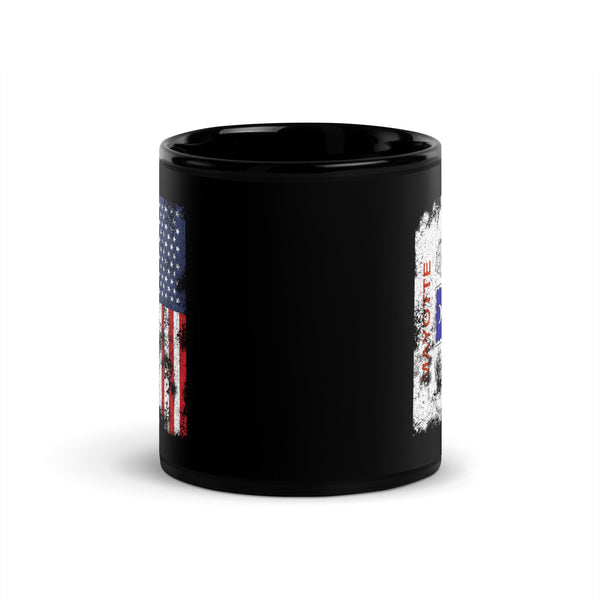 Mayotte USA Flag Mug