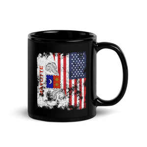 Mayotte USA Flag Mug