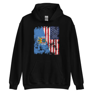 Melilla USA Flag Hoodie