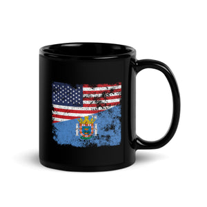 Melilla USA Flag Mug