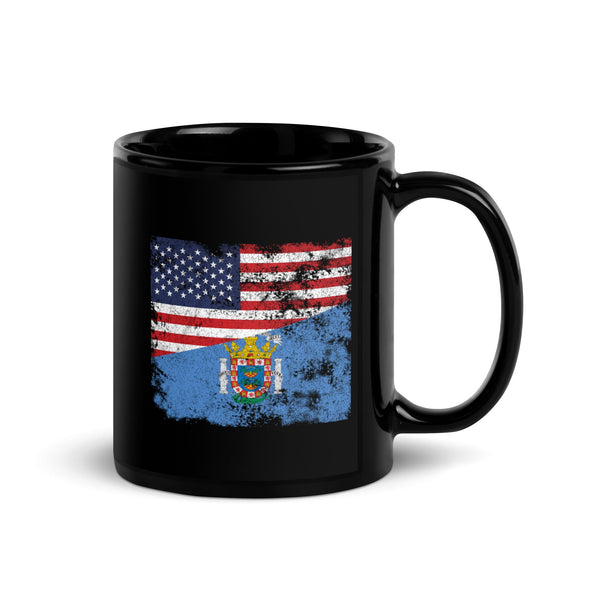 Melilla USA Flag Mug