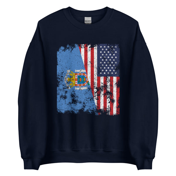 Melilla USA Flag Sweatshirt