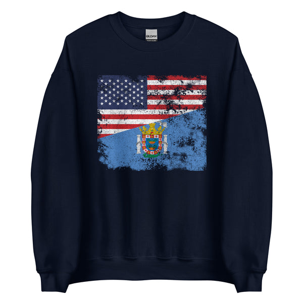 Melilla USA Flag Sweatshirt
