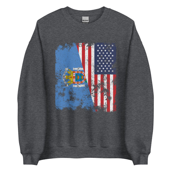 Melilla USA Flag Sweatshirt