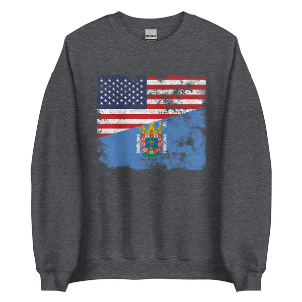 Melilla USA Flag Sweatshirt
