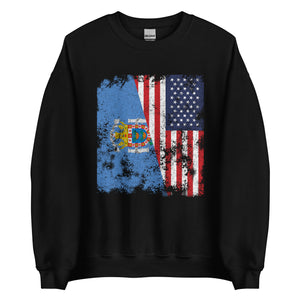 Melilla USA Flag Sweatshirt