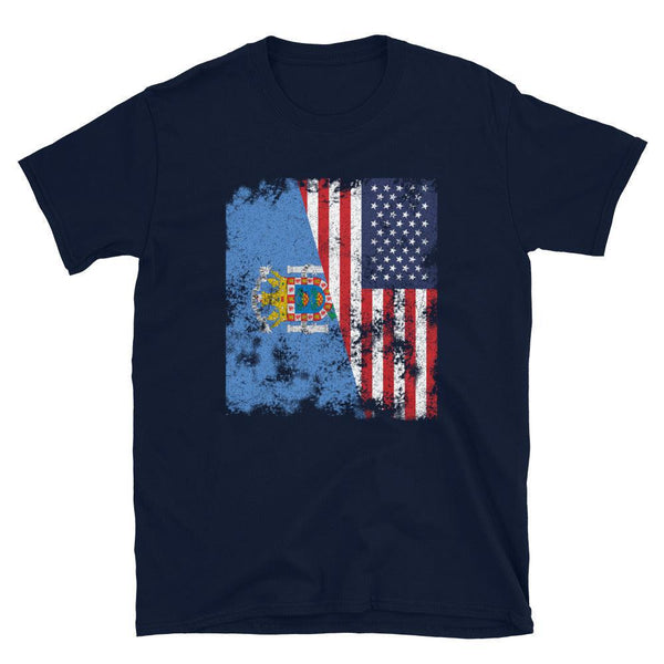 Melilla USA Flag T-Shirt
