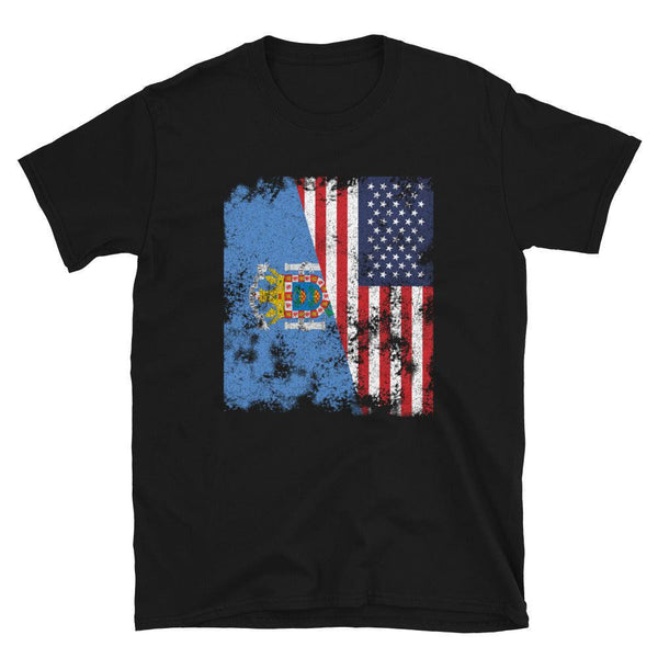 Melilla USA Flag T-Shirt