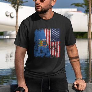 Melilla USA Flag T-Shirt