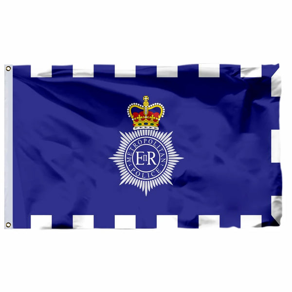 Metropolitan Police Flag - 90x150cm(3x5ft) - 60x90cm(2x3ft)