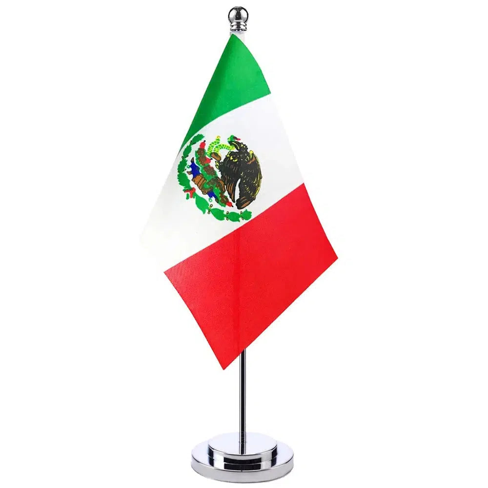 Mexico Desk Flag - Small Office Table Flag