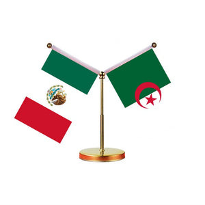 Mexico Egypt Desk Flag - Custom Table Flags (Mini)