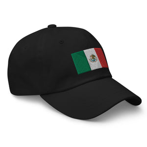 Mexico Flag Cap - Adjustable Embroidered Dad Hat