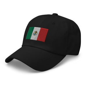 Mexico Flag Cap - Adjustable Embroidered Dad Hat