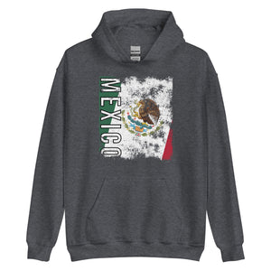 Mexico Flag - Distressed Flag Hoodie