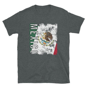 Mexico Flag Distressed T-Shirt