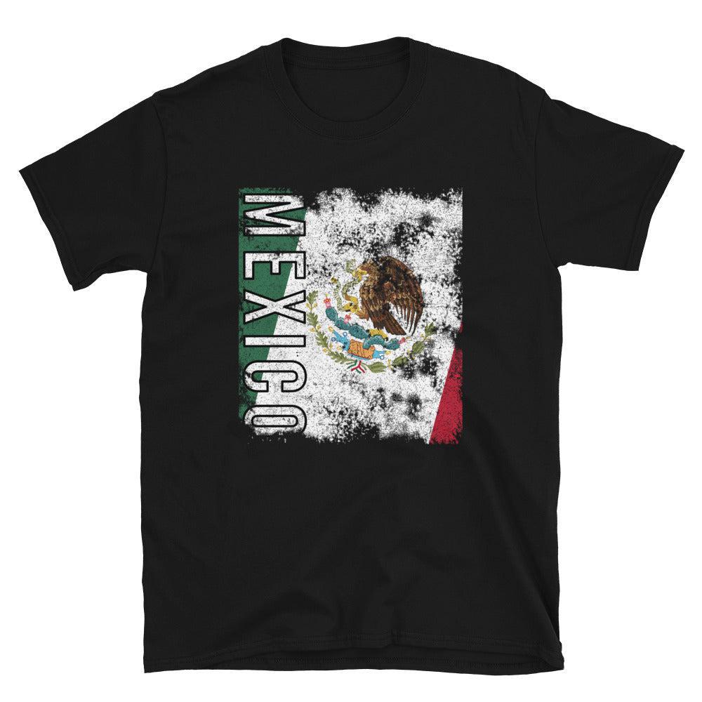 Mexico Flag Distressed T-Shirt
