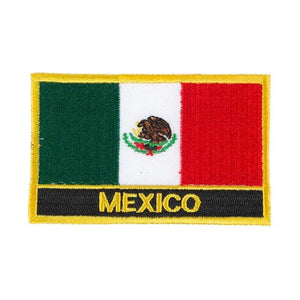 Mexico Flag Patch - Sew On/Iron On Patch