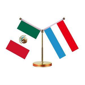 Mexico Ireland Desk Flag - Custom Table Flags (Mini)