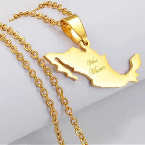 Mexico Map Necklace