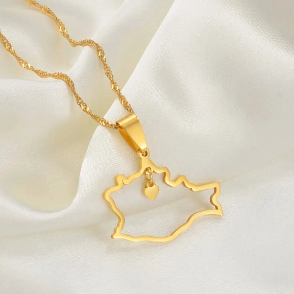 Mexico Map Necklace