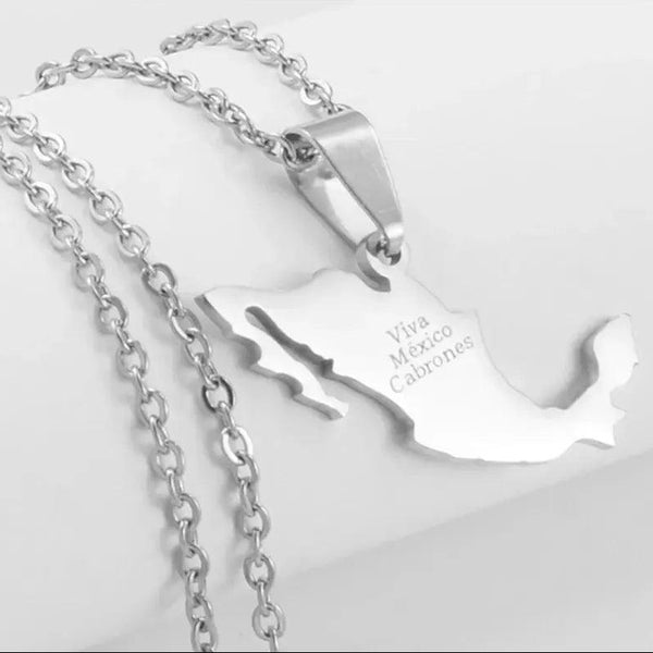 Mexico Map Necklace
