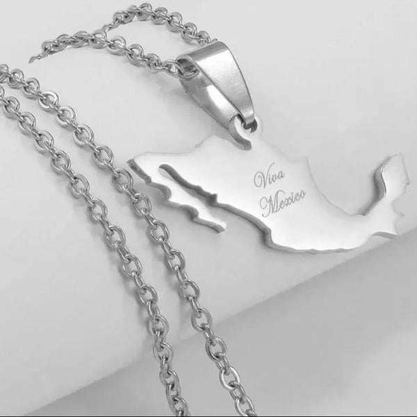 Mexico Map Necklace