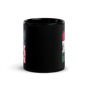 Mexico USA Flag - Half American Mug