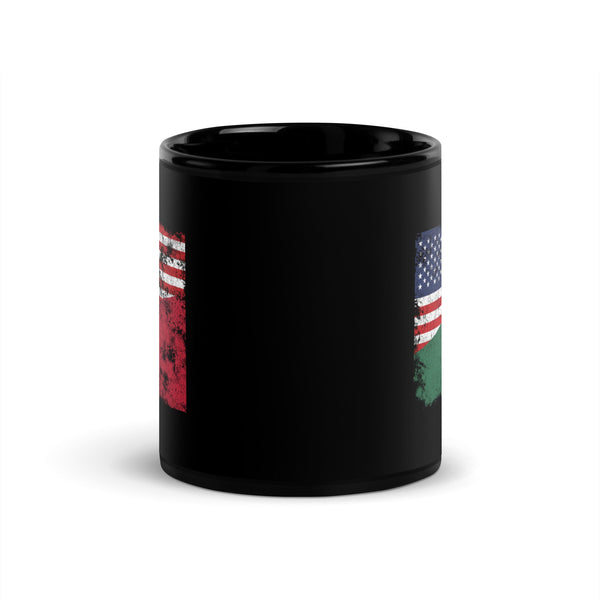 Mexico USA Flag Mug