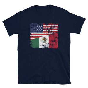 Mexico USA Flag T-Shirt