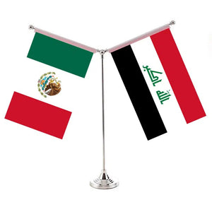 Mexico United Arab Emirates Desk Flag - Custom Table Flags (Small)