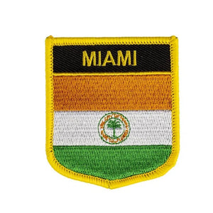 Miami Flag Patch - Sew On/Iron On Patch