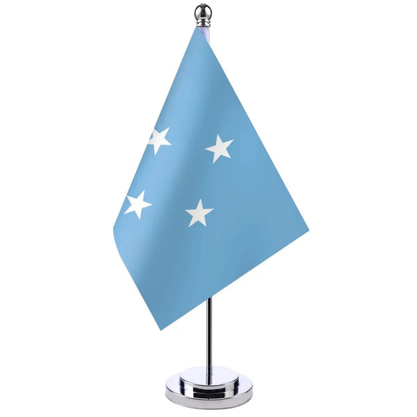 Micronesia Desk Flag - Small Office Table Flag