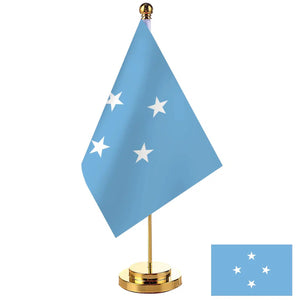 Micronesia Desk Flag - Small Office Table Flag